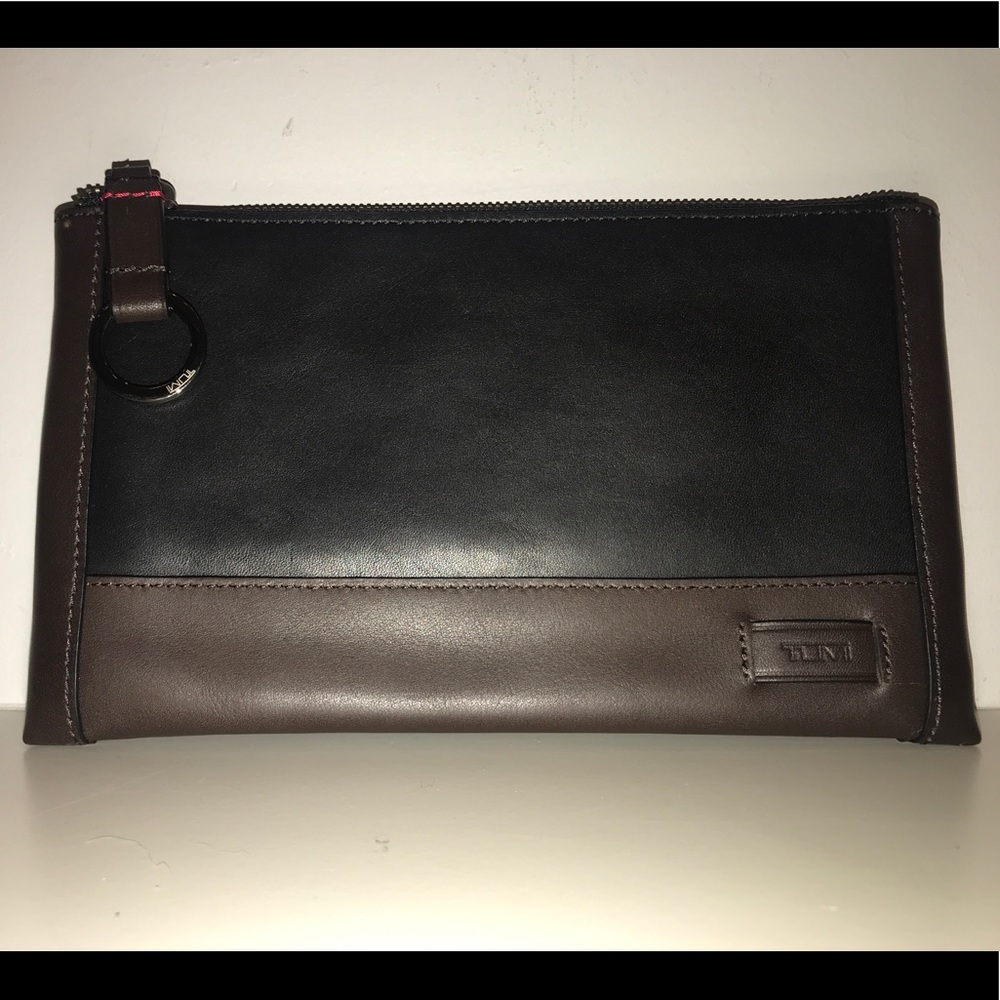 TUMI small leather bag